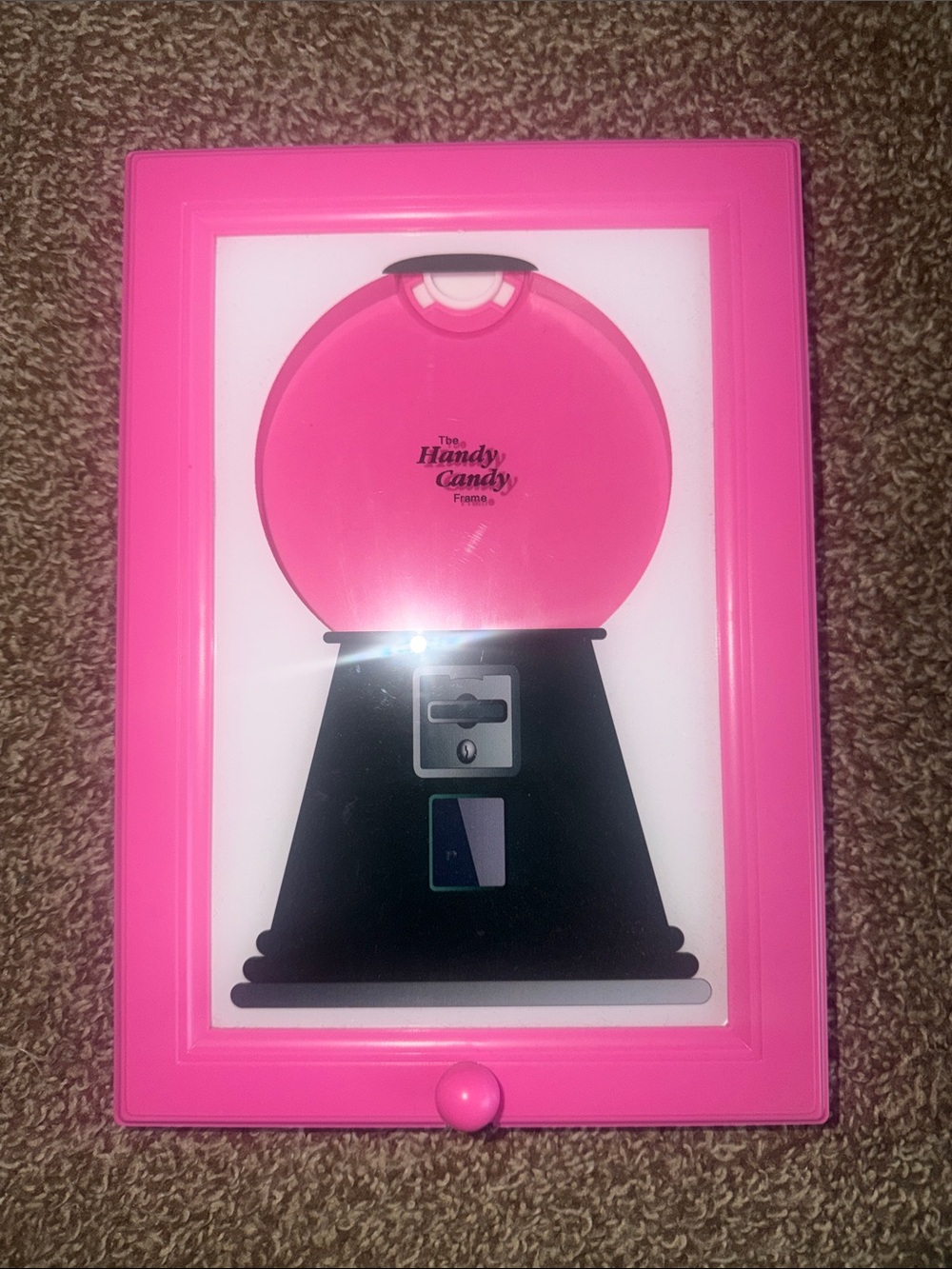 Frame - Pink Candy dispensing frame